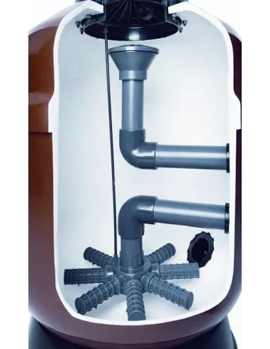 Filtr laminowany ATLAS boczny Ø750mm przyłącza 2'' - bez zaworu -36598