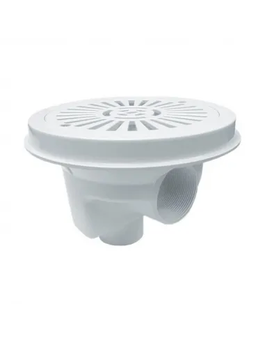 Odpływ denny okrągły 200mm biały baseny foliowe (27838)