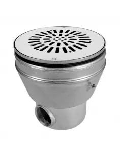 Odpływ denny okrągły 245mm stal nierdzewna baseny foliowe Astralpool (00275)