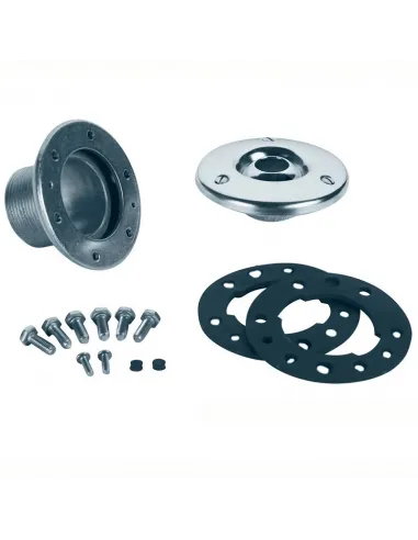 Dysza napływowa z nasadką przejściową komplet basen foliowy stal (16327)