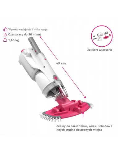 Odkurzacz akumulatorowy BC30 do basenów i spa do 15 m3 BWT