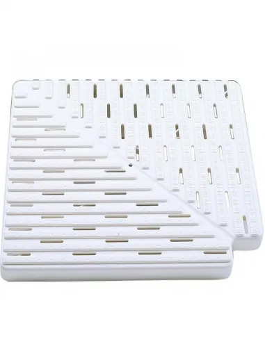 Kratka do basenu do rynny przelewowej narożnik 195x195 x22mm 22379 Astralpool