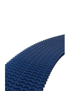 Kratka rynny przelewowej łukowa 195x22mm 1m Astralpool (34190) 2