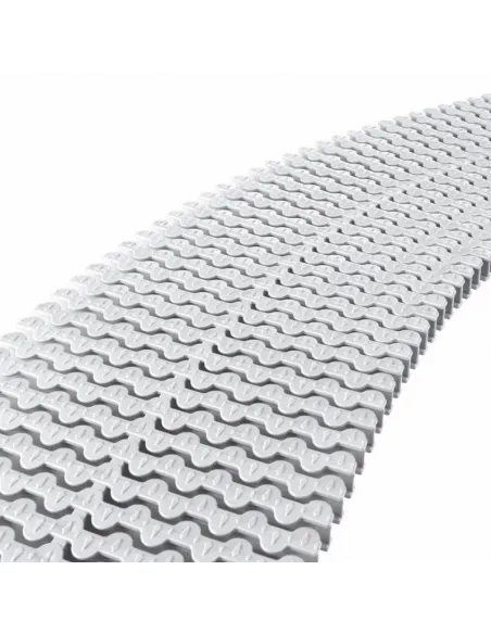 Kratka rynny przelewowej łukowa 195x22mm 1m Astralpool (34190)