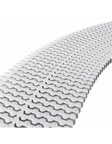 Kratka rynny przelewowej łukowa 195x22mm 1m Astralpool (34190)