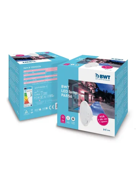 Żarówka podwodna PAR56 światło RGB 510 lm z pilotem BWT (125252236)