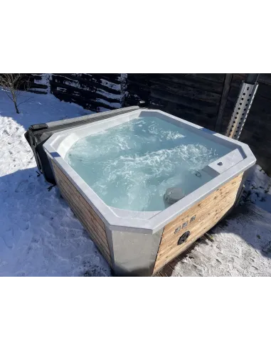 Wanna ogrodowa z piecem wewnętrznym POPRAD