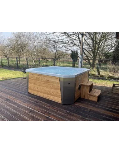 Wanna ogrodowa z piecem wewnętrznym POPRAD