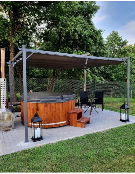 Balia ogrodowa z piecem zewnętrznym CISA