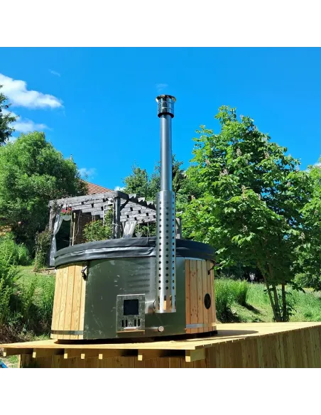 Balia ogrodowa hybrydowa (piec i grzałka) OLT