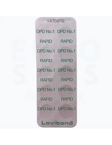 Tabletki do pomiaru chloru wolnego DPD1 do testera 10szt LOVIBOND