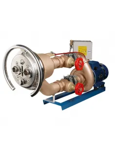 Masaż z brązu przeciwprąd Tajfun DUO zestaw końcowy pompa 63m3/h Hugo Lahme