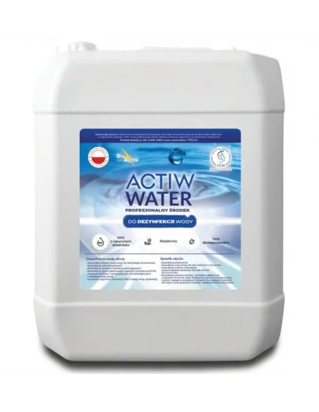 ACTIV WATER preparat dezynfekcyjny biobójczy bez chloru bezpieczny 20 l