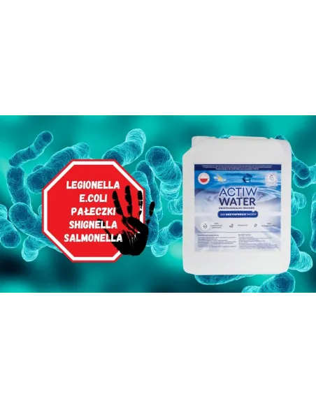 Aktiv Water prepatat biobójczy do dezynfekcji wody i powierzchni 20 l
