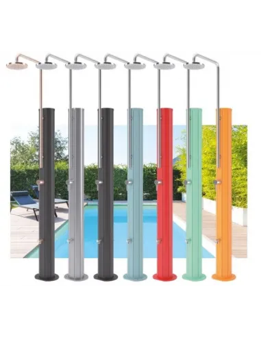 Prysznic solarny zbiornik 30l stal nierdzewna SREBRNY 74052CL12