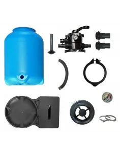 Filtr niemiecki 400mm z zaworem sześciodrożnym 100304 2