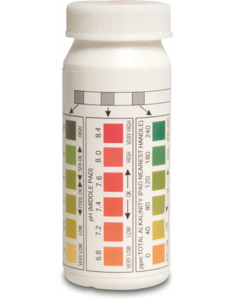 Paski do testowania parametrów wody 3 w 1 Flotide 50 szt 0181085