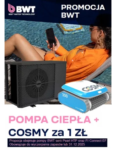 Pompa ciepła do basenu inwentorowa grzanie i chłodzenie wody 70-85m3 Inventer FI connect EF85