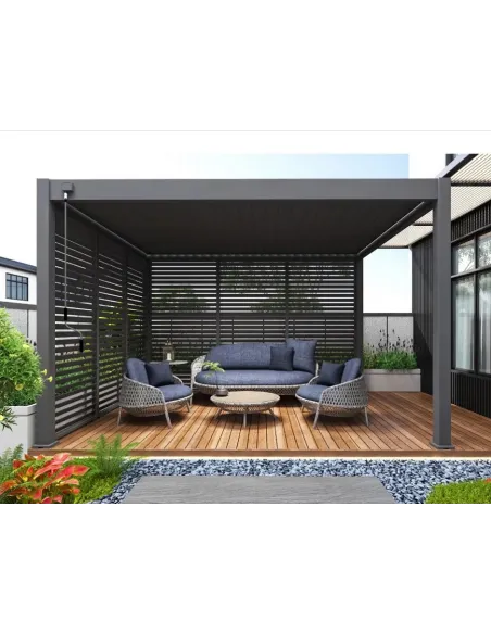 Pergola ogrodowa 3x3m Orion Light grey