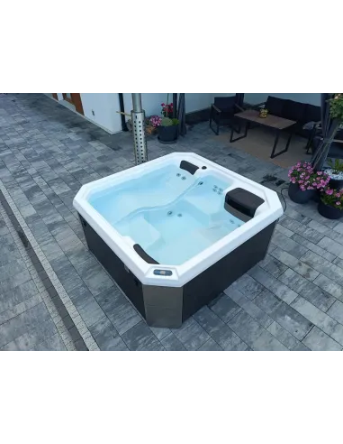 Wanna ogrodowa hybrydowa (piec i grzałka) SAN H