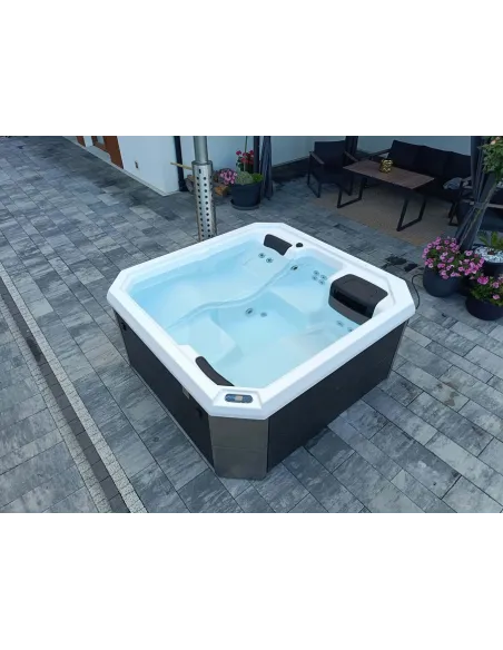 Wanna ogrodowa hybrydowa (piec i grzałka) SAN H