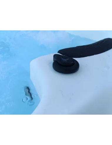 Wanna ogrodowa POPRAD H jacuzzi z piecem na drewno i grzałką. Wanna hybrydowa.