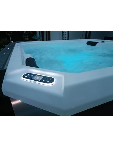 Wanna ogrodowa hybrydowa (piec i grzałka) SAN H