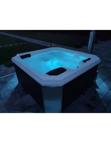 Wanna ogrodowa hybrydowa (piec i grzałka) SAN H