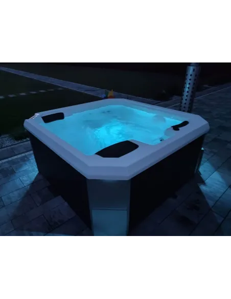 Wanna ogrodowa hybrydowa (piec i grzałka) SAN H