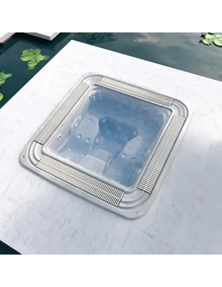 Wanna SPA komercyjna z rynną przelewową Verona