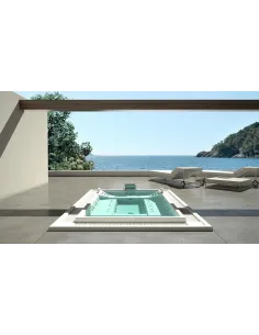 Wanna SPA komercyjna z rynną przelewową 7 osób TOKYO 2