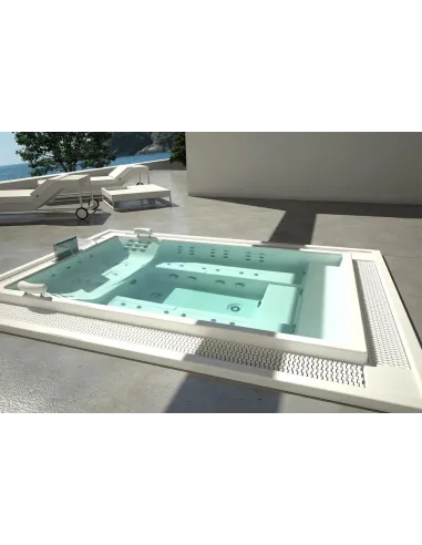 Wanna SPA komercyjna z rynną przelewową 7 osób TOKYO