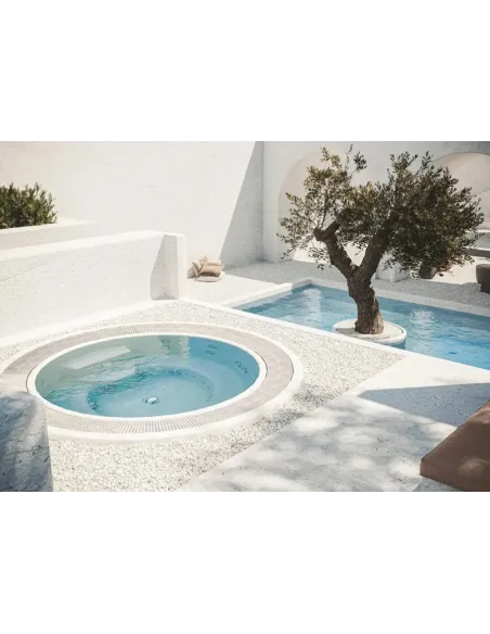 Wanna SPA komercyjna z rynną przelewową 9 osób ROMA