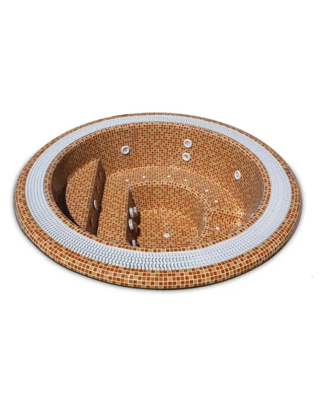 Wanna SPA komercyjna z rynną przelewową 6 osób MIRAGE