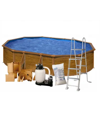 Basen GRE Pacyfic stalowy kanadyjski owalny 730x375x120 cm KIT730W