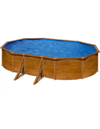 Basen stalowy kanadyjski owalny 610 x 375 cm x 120 cm PACIFIC GRE