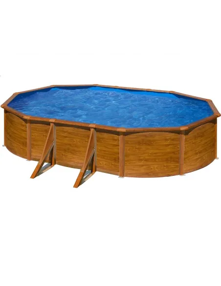 Basen stalowy kanadyjski owalny 610 x 375 cm x 120 cm PACIFIC GRE