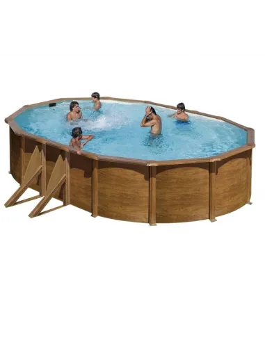 Basen stalowy kanadyjski owalny 610 x 375 cm x 120 cm PACIFIC GRE