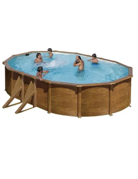 Basen stalowy kanadyjski owalny 610 x 375 cm x 120 cm PACIFIC GRE