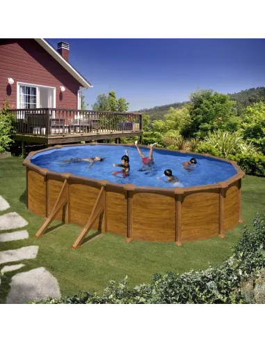 Basen stalowy kanadyjski owalny 500 x 300 cm x 120 cm PACIFIC GRE