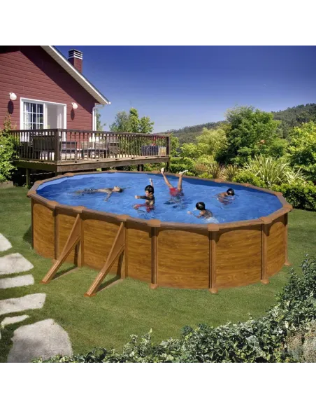 Basen stalowy kanadyjski owalny 500 x 300 cm x 120 cm PACIFIC GRE