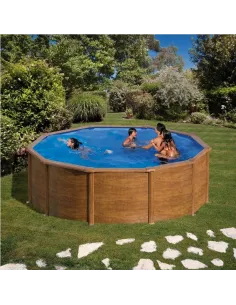 Basen stalowy kanadyjski okrągły ⌀ 460 cm x 120 cm PACIFIC GRE 2