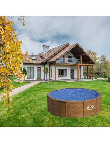 Basen stalowy kanadyjski okrągły ⌀ 460 cm x 120 cm PACIFIC GRE