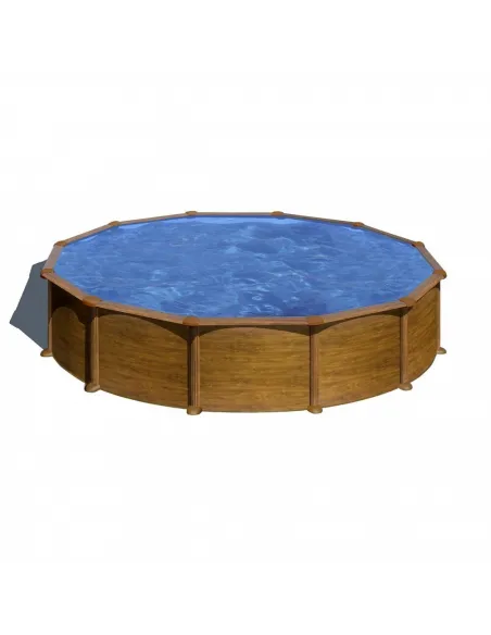 Basen stalowy kanadyjski okrągły ⌀ 460 cm x 120 cm PACIFIC GRE