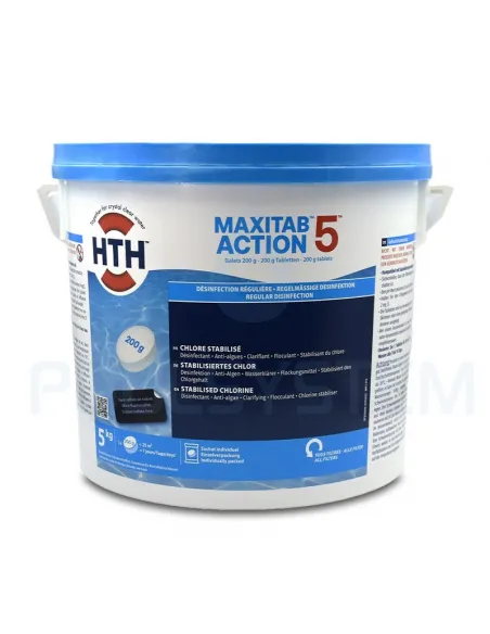 HTH tabletki wielofunkcyjne 200g opakowanie 5 kg