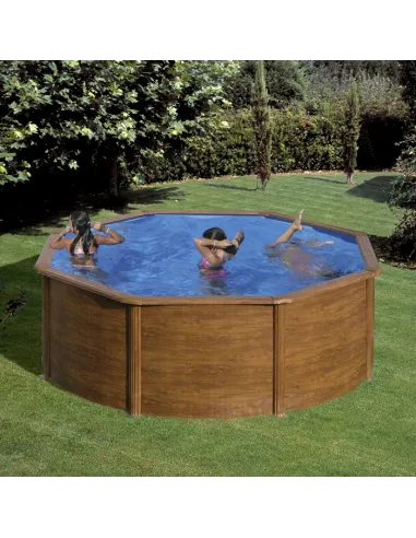 Basen stalowy kanadyjski okrągły ⌀ 300 cm x 120 cm PACIFIC GRE