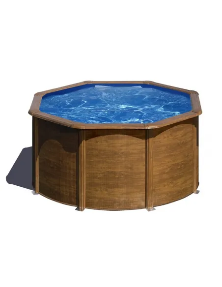 Basen stalowy kanadyjski okrągły ⌀ 240 cm x 120 cm PACIFIC GRE