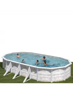 Basen stalowy kanadyjski owalny 730 x 375 cm x 120 cm 2