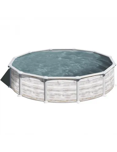 Basen stalowy kanadyjski okrągły ⌀ 460 x 132 cm GROENLANDIA