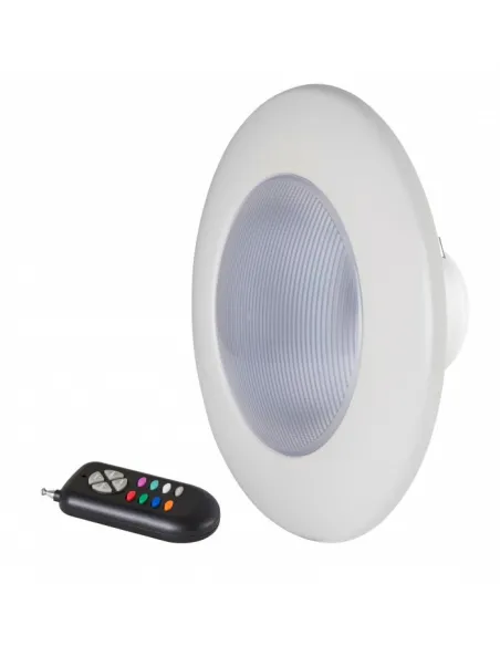 Lampa podwodna PAR56 biała obręcz światło RGB pilot w zestawie (71742)